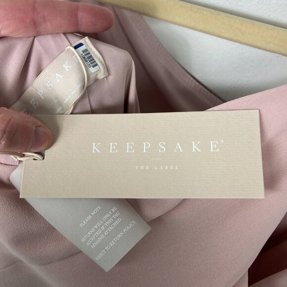 REVOLVE Keepsake The Label Blush Pink Maxi Dress Gown Size Large New With Tags L - Picture 5 of 10